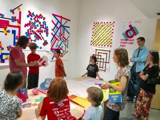 Children at math camp