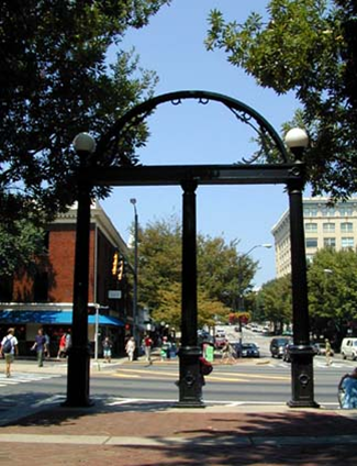 The University of Georgia arch