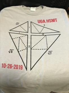2019 UGA Math Tournament T-Shirt Design